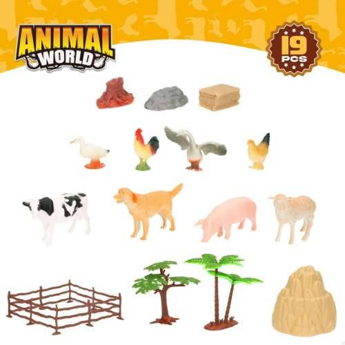 životinjskih figura Colorbaby 19 Dijelovi Farma Plastika 13 x 8 x 3 cm (6 kom.) Cijena