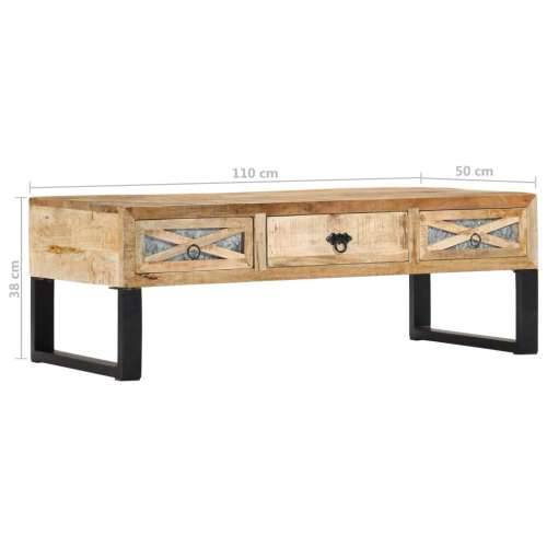 Stolić za kavu od masivnog drva manga 110 x 50 x 38 cm Cijena