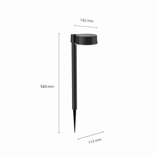 Vrtni solarni klin Philips Vynce 1,5 W 11,2 x 14,2 x 54 cm Crna Plastika Okruglo (2700 K) (Toplo bijela) (1 kom.) Cijena