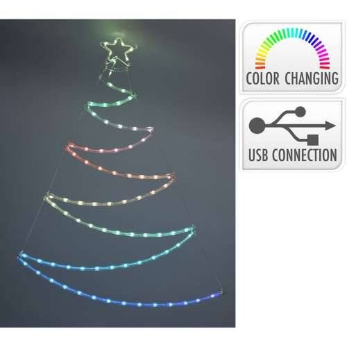Svjetlosni ukras Lifetime Pom de Crăciun LED RGB 66 x 87 cm Cijena