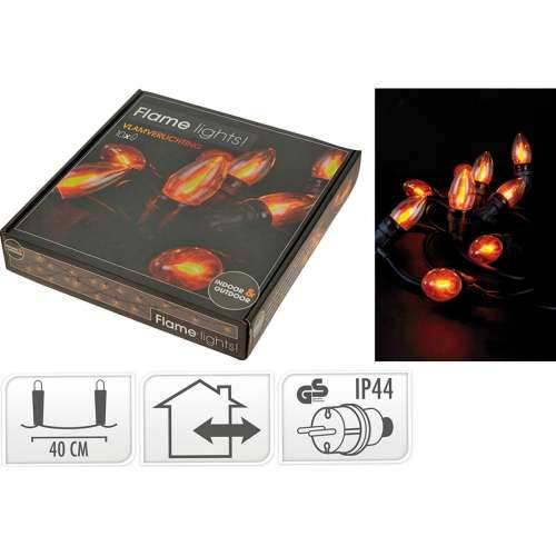 LED vijenac Lifetime 5,1 m 1,5 m Crna Efekt plamena Cijena
