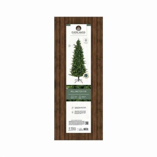 Pom de Crăciun Everlands Zelena PVC Metal polistiren Jela Ø 83 x 150 cm Cijena