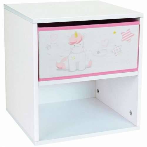 Noćni ormarić Fun House Unicorn Drvo Drvo MDF 33 x 30 x 36 cm Cijena