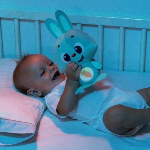 Plišane igračke sa zvukovima Moltó Gusy luz Baby Bunny Turkizno 7,5 cm Cijena