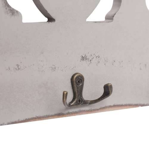 Zidna vješalica za kapute HOME 50 x 23 cm - Bijela 1 Cijena
