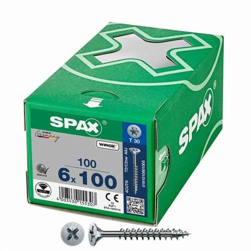 Kutija za vijke SPAX Wirox T30 Ravna glava 6 x 100 mm 100 kom. Cijena