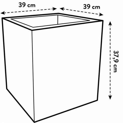 Posuda Elho Crna Ø 39 cm Plastika Kvadratno moderan Cijena