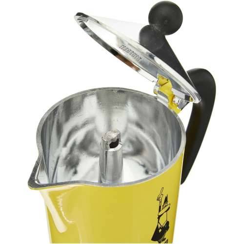 Talijanska Moka za Kavu Bialetti Rainbow Rumena Jaune Metal 6 Šalice Cijena