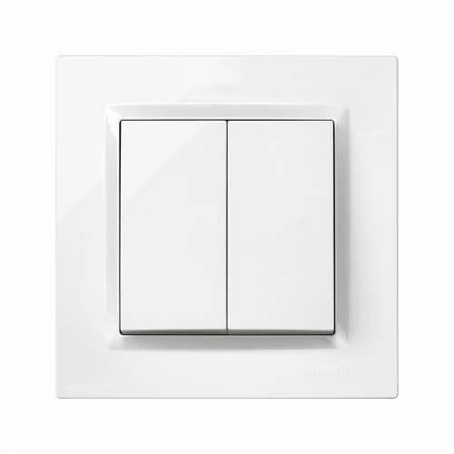 Dvostruki preklopni prekidač Simon 8,4 x 4 x 8,4 cm Cijena