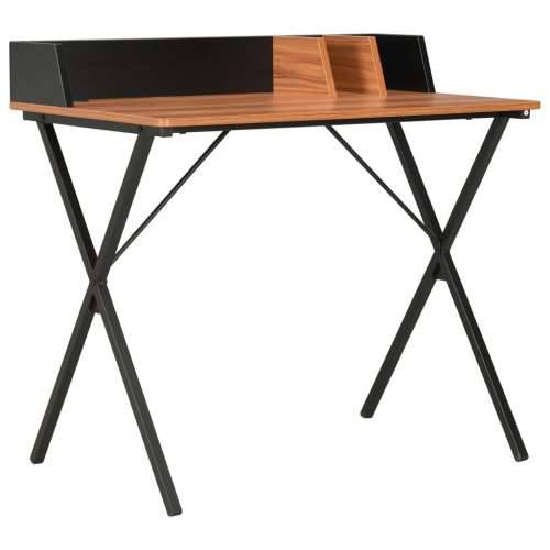 Radni stol crno-smeđi 80 x 50 x 84 cm Cijena