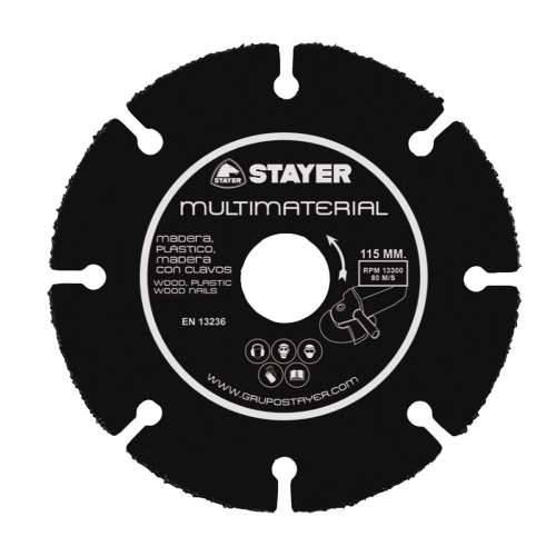 Rezni disk Stayer Ø115 x 22,2 mm Sve vrste materijala Cijena