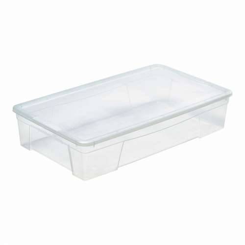 Kutija za Pospremanje s Poklopcem Mondex Space Box Providan polipropilen 34 L 70,5 x 42 x 15,5 cm Cijena