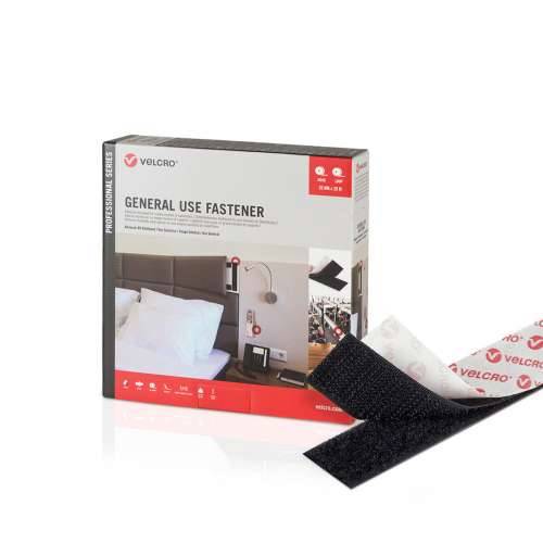 Dvostrana traka Velcro Crna 20 mm x 25 m Cijena