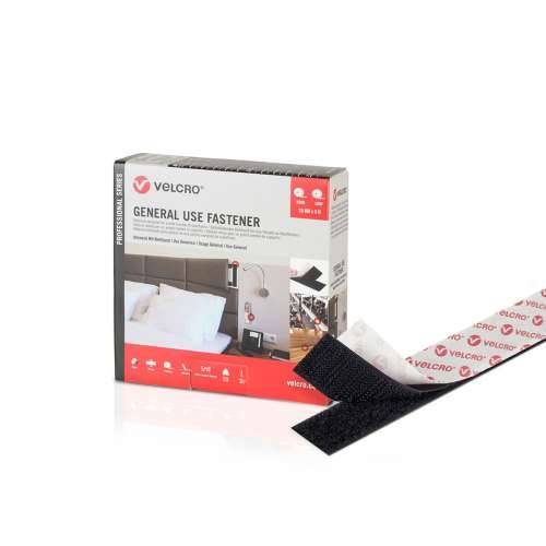 Dvostrana traka Velcro Crna 20 mm x 25 m Cijena