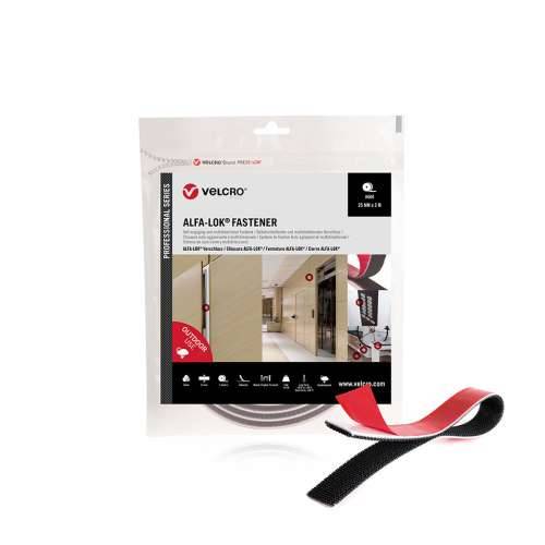Dvostrana traka Velcro alfa-lok Crna 25 mm x 3 m Cijena