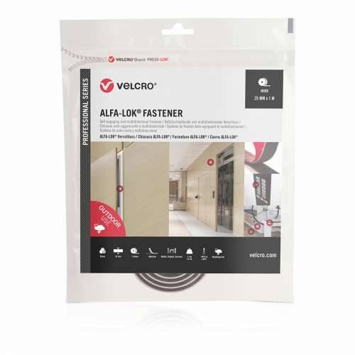 Dvostrana traka Velcro alfa-lok Crna 25 mm x 1 m Cijena