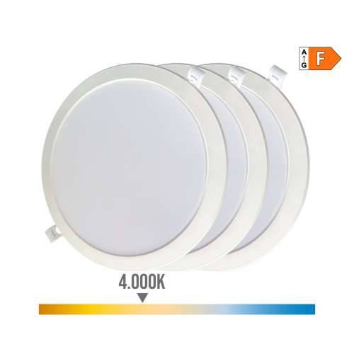 Donja LED svjetiljka EDM 31568 18 W Ø 22 x 3,2 cm 3 kom. (4000 K) Cijena