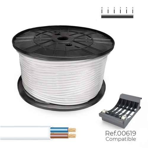 Crijevo za električni kabel Sediles Bijela 2 x 1,5 mm 200 m h05vvh2-f Cijena