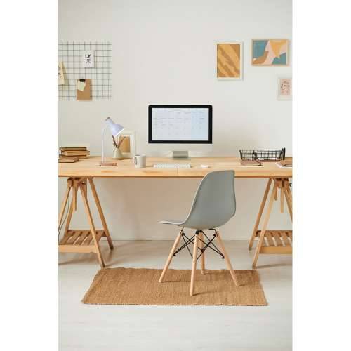 Stolna svjetiljka EDM 32015 Bijela Prirodno Drvo Čelik 40 W 12 x 17 x 45 cm Cijena