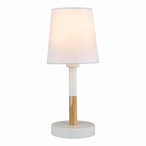 Stolna svjetiljka EDM 32016 Bijela Drvo Čelik 40 W 220-240 V Ø 13 x 32 cm Cijena
