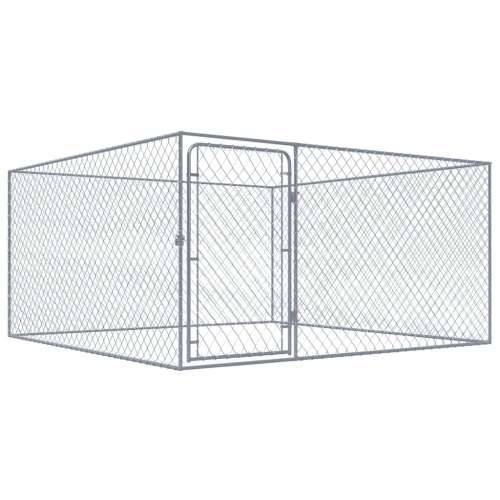 Vanjski kavez za pse od pocinčanog čelika 2 x 2 x 1 m Cijena