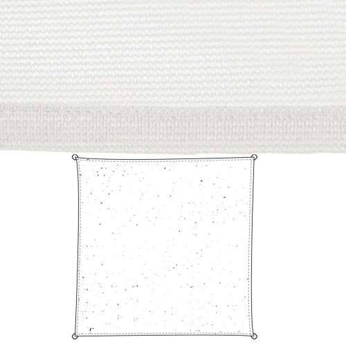 Sjenila jedra Vela sombreo Bijela 5 x 5 m 300 x 300 x 0,5 cm Nadstrešnica Cijena