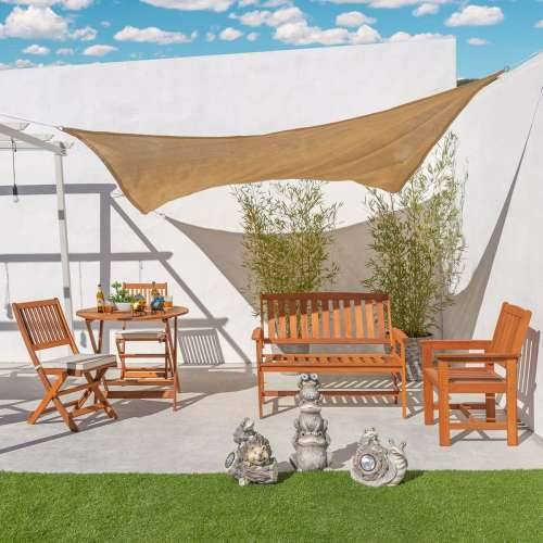 Sjenila jedra Vela sombreo Bijela 3 x 3 m 300 x 300 x 0,5 cm Nadstrešnica Cijena