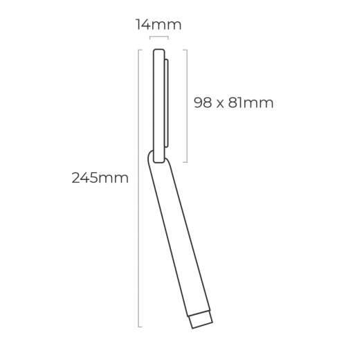 Glava tuša EDM 01334 ABS kromirano 8,1 x 1,4 x 24,5 cm Cijena
