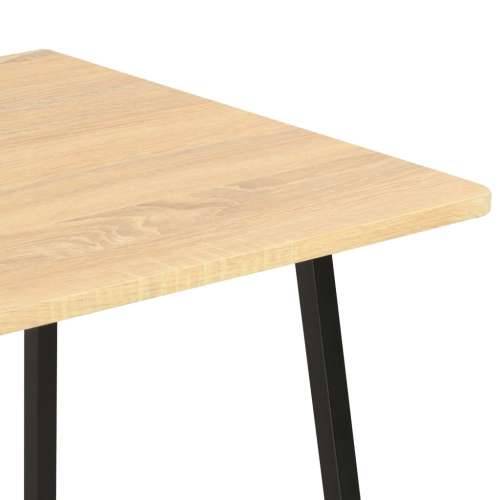 Radni stol s policama crni i boja hrasta 102 x 50 x 117 cm - crna i hrast Cijena