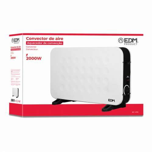 Električna Konvekcijska Grijalica EDM 07135 Standard Bijela 2000 W Cijena