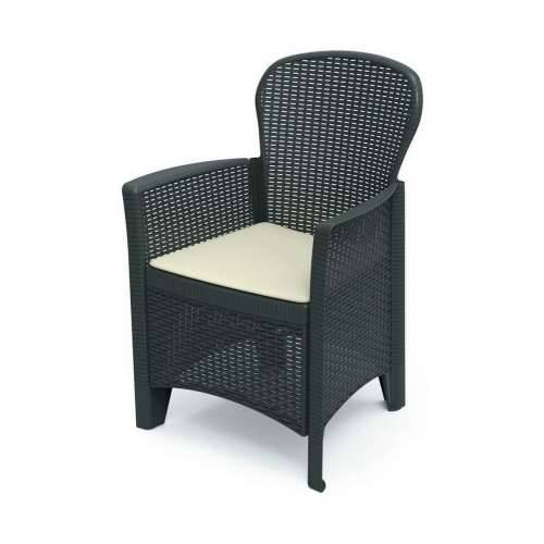 Vrtna fotelja IPAE Progarden Folia Antracitna polipropilen (60 x 58 x 89 cm) Cijena