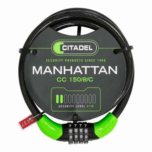 Kabel s lokotom Citadel Manhattan cc 150/8/c kombinacija Crna 150 cm Cijena