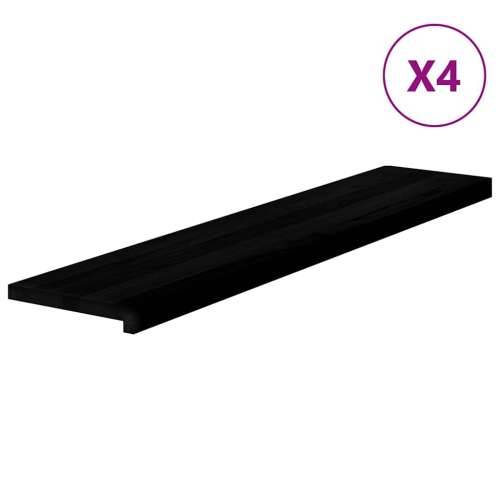 Gazišta stepenice 4 kom tamnosmeđi 120x30x2 cm masivna hrast - Tamno smeđa 120 x 30 x 2 cm 4 Cijena
