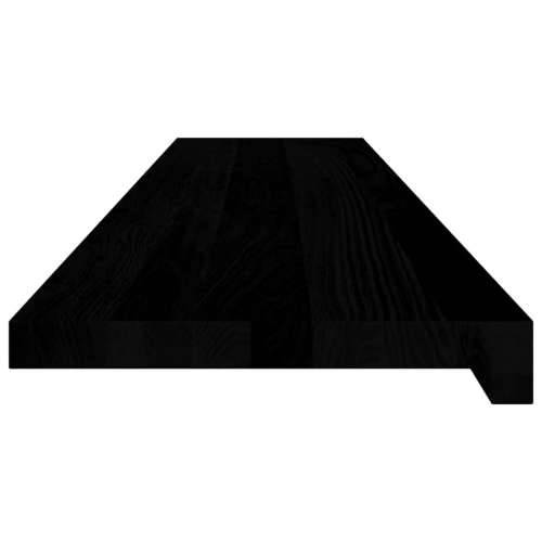 Gazišta stepenice 4 kom tamnosmeđi 120x30x2 cm masivna hrast - Tamno smeđa 120 x 30 x 2 cm 4 Cijena