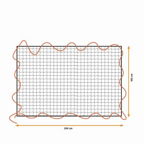 Mreža za vuču Black & Decker 1,6 x 2,5 m Crna Plastika Cijena