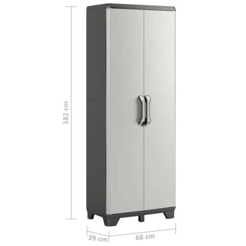 Keter ormarić za pohranu s policama Gear crno-sivi 182 cm - 68 x 39 x 182 cm (4 police) 1 Cijena