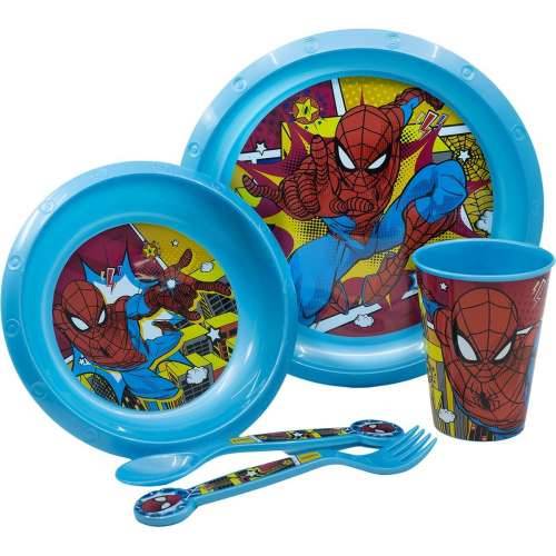 Set Dječjeg Posuđa Spider-Man CZ11313 Plastika (5 Dijelovi) Cijena