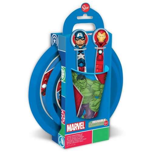 Set Dječjeg Posuđa The Avengers CZ11309 Plastika (5 Dijelovi) Cijena