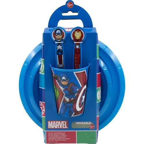 Set Dječjeg Posuđa The Avengers CZ11309 Plastika (5 Dijelovi) Cijena