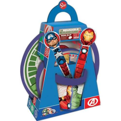 Set Dječjeg Posuđa The Avengers CZ11304 Plastika (5 Dijelovi) Cijena