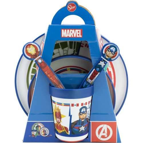 Set Dječjeg Posuđa The Avengers CZ11304 Plastika (5 Dijelovi) Cijena