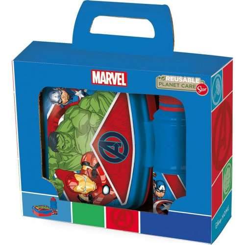 Kutija za Ručak s Umetnutom Bocom The Avengers CZ11275 380 ml 17 cm Plastika Cijena