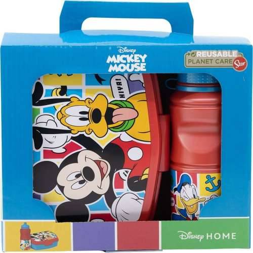Kutija za Ručak s Umetnutom Bocom Mickey Mouse CZ11277 380 ml 17 cm Plastika Cijena
