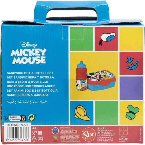 Kutija za Ručak s Umetnutom Bocom Mickey Mouse CZ11277 380 ml 17 cm Plastika Cijena