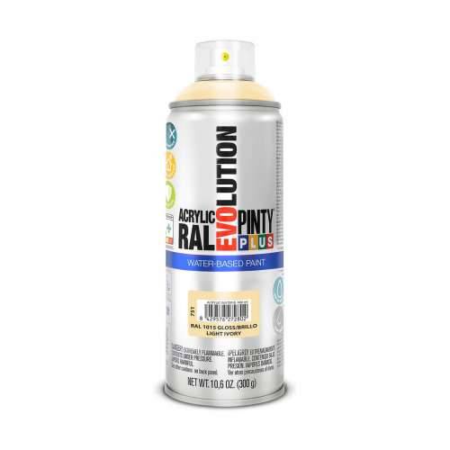 Boja u spreju Pintyplus Evolution RAL 1015 400 ml Vodena baza Light Ivory Cijena
