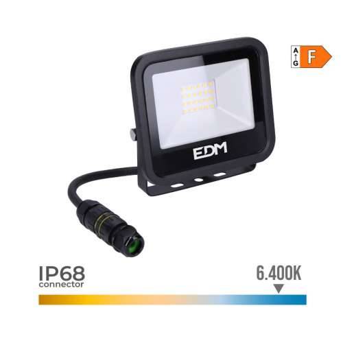 LED spotlight EDM 70401 Black Series Crna F 20 W 12,4 x 10,6 x 2,8 cm (6400 K) Cijena