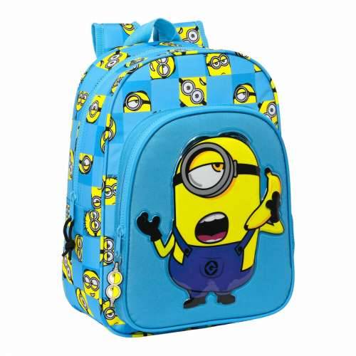 Školski Ruksak Minions Minionstatic Plava 26 x 34 x 11 cm Cijena