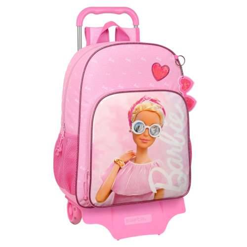 Školski Ruksak s Kotačima Barbie Girl Roza 33 x 42 x 14 cm Cijena