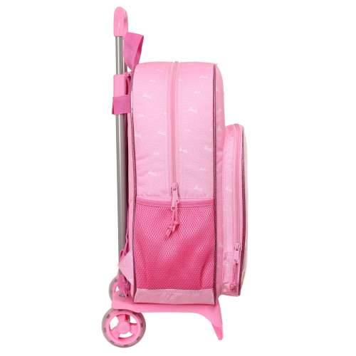 Školski Ruksak s Kotačima Barbie Girl Roza 33 x 42 x 14 cm Cijena