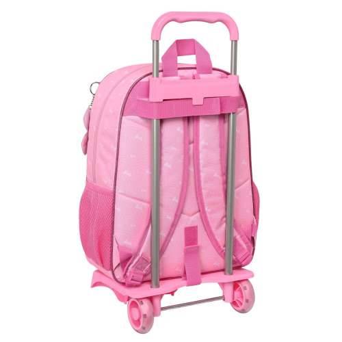 Školski Ruksak s Kotačima Barbie Girl Roza 33 x 42 x 14 cm Cijena